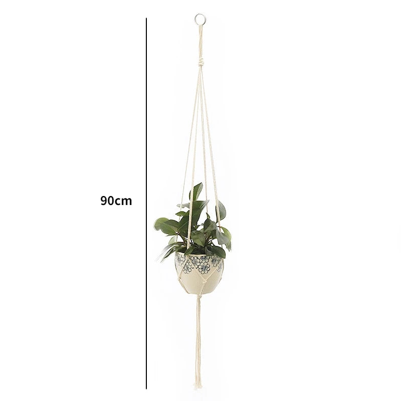 Handmade Macrame Plant Hanger Basket Flower Pot Balcony