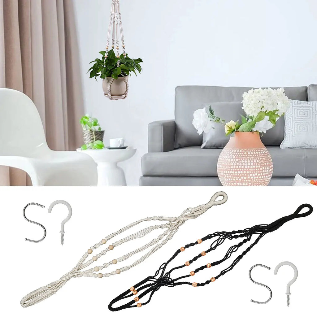 Macrame Plant Hanger Net Hanging Flower Pot Holders