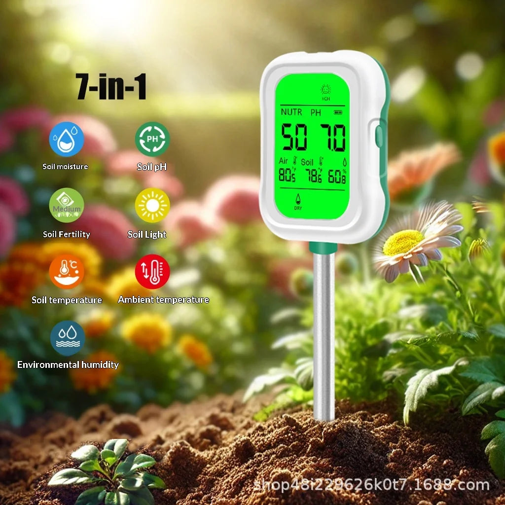 8-in-1 Soil Sensor For Agriculture PH EC Moisture