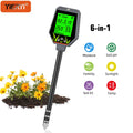 YIERYI Soil Meter Digital PH Moisture Fertility Light