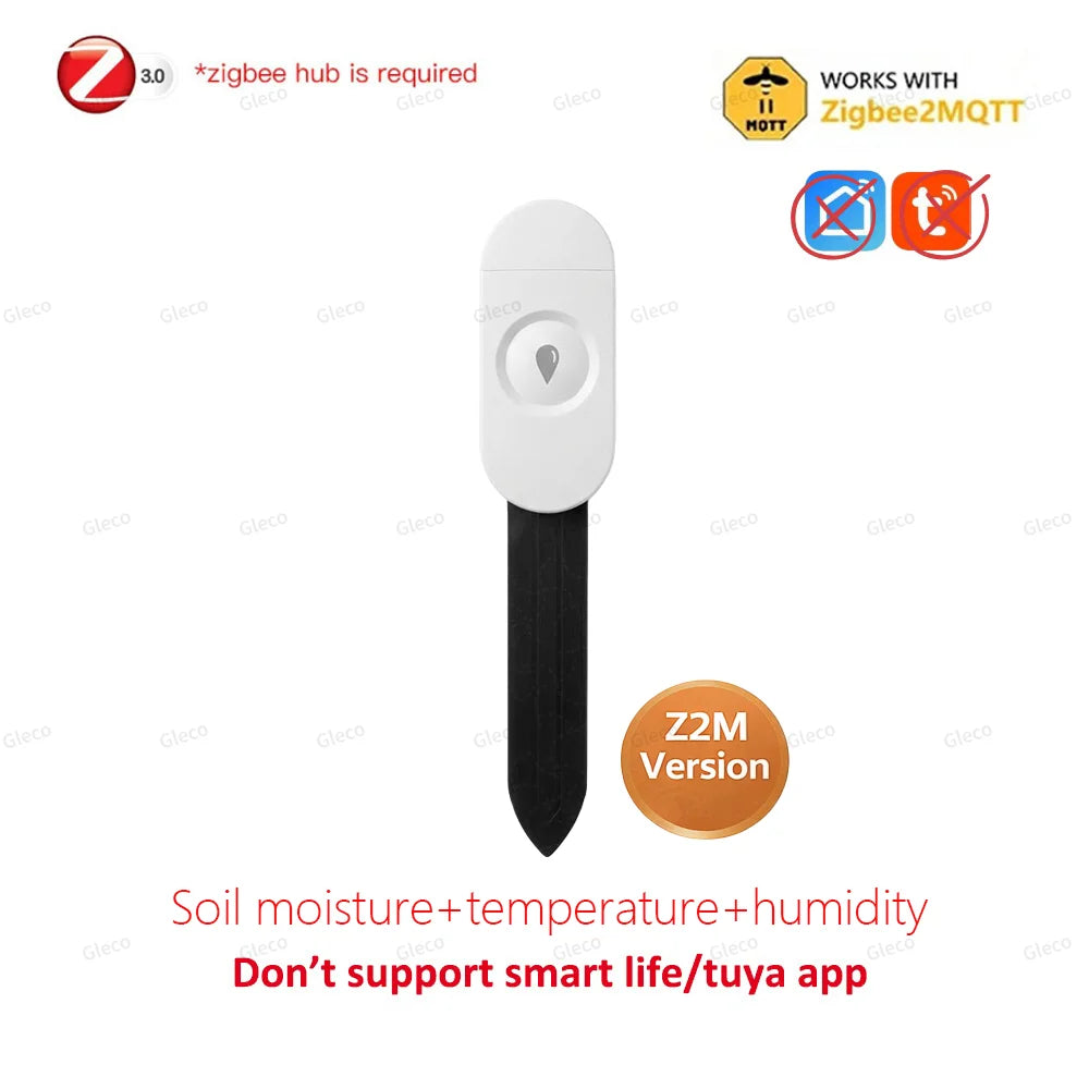 Zigbee Soil Sensor Moisture Temperature Humidity Tester Light