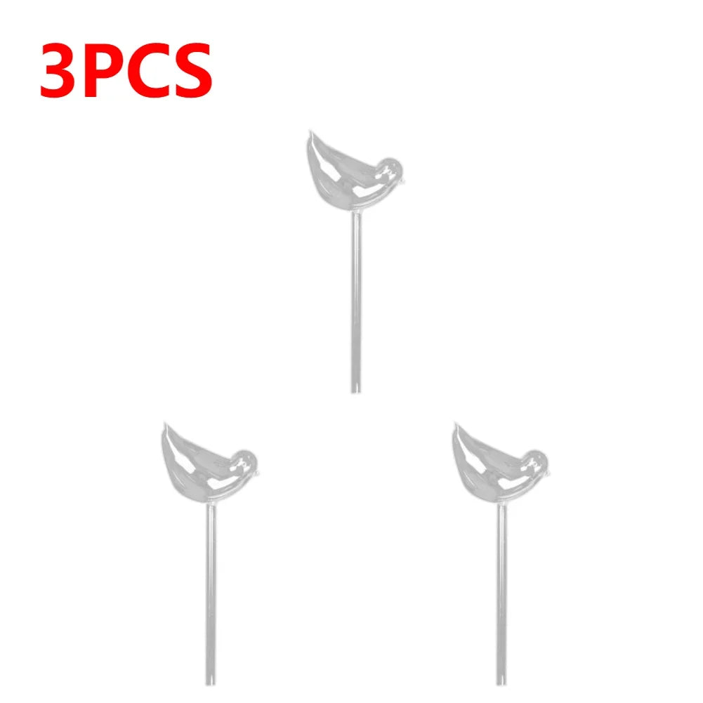 PVC Transparent Plants Watering Bulbs Bird Shape Automatic