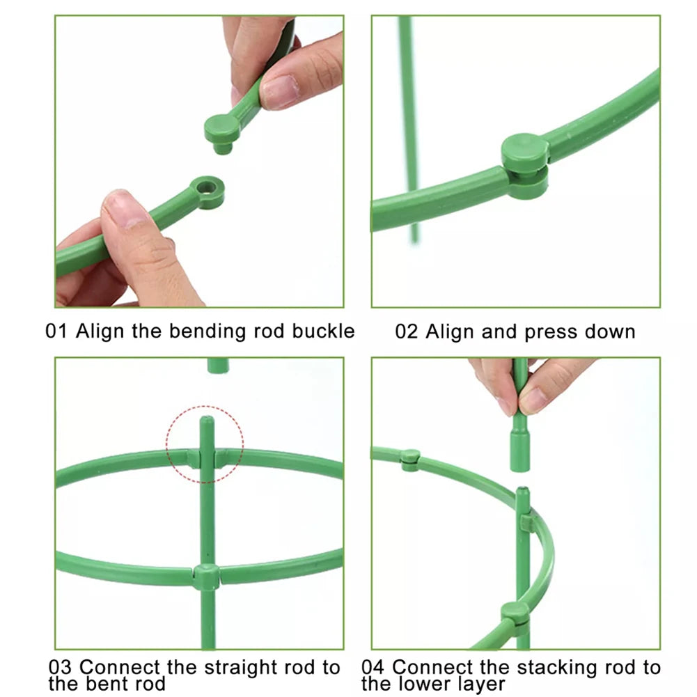 Tomato Cage Plant Support 2 Layers Plant Stakes