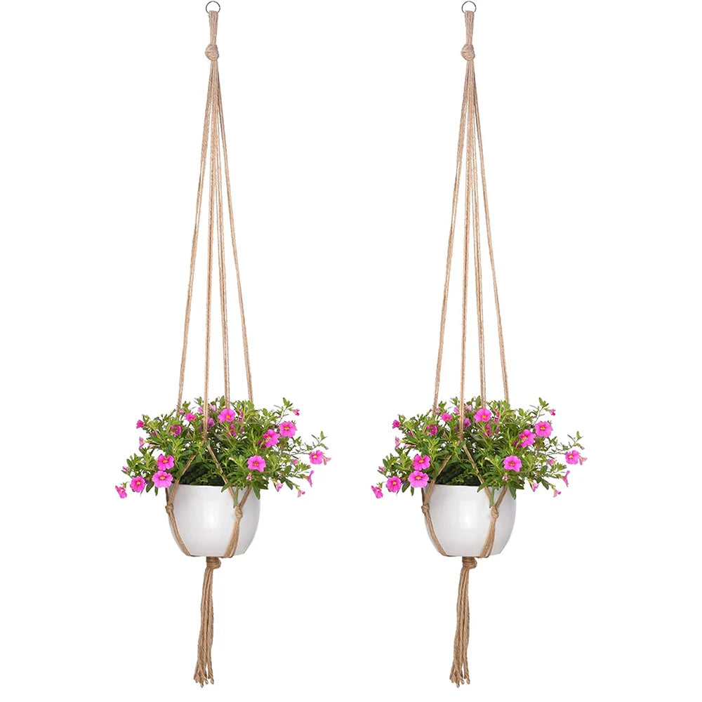 Creative Woven Garden Flowerpot Net Cotton Hemp Rope