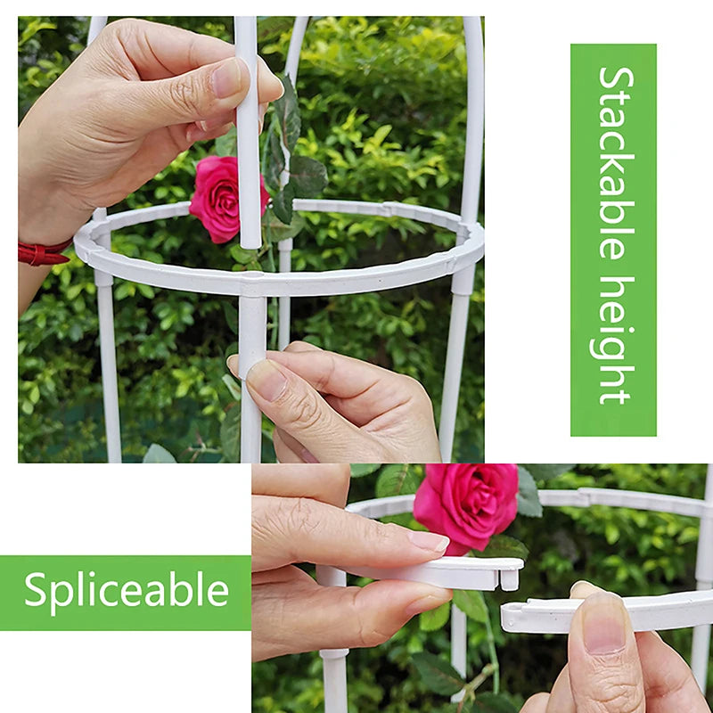 Climbing Plant Trellis Garden Support Cages For Flowers