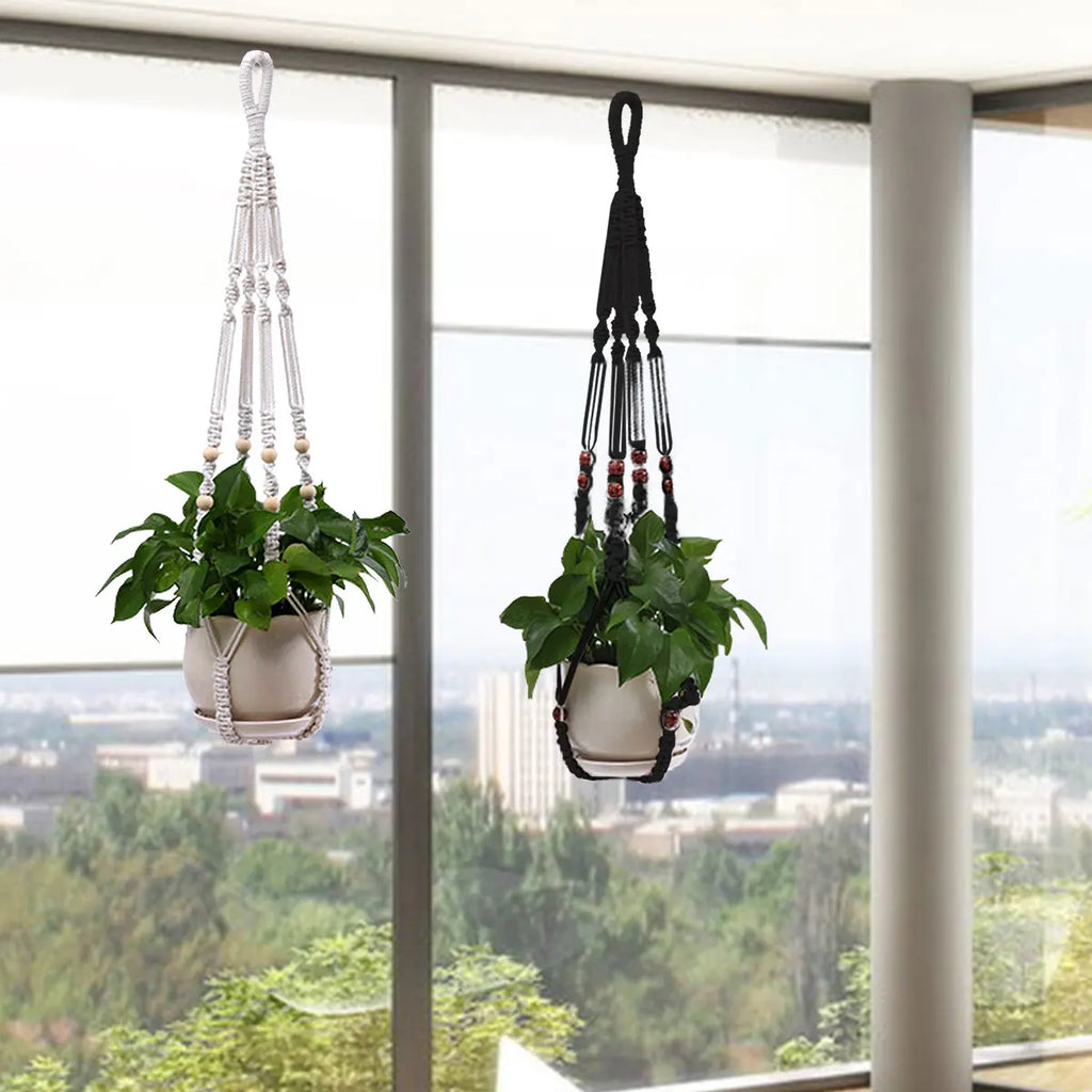 Macrame Plant Hanger Net Hanging Flower Pot Holders