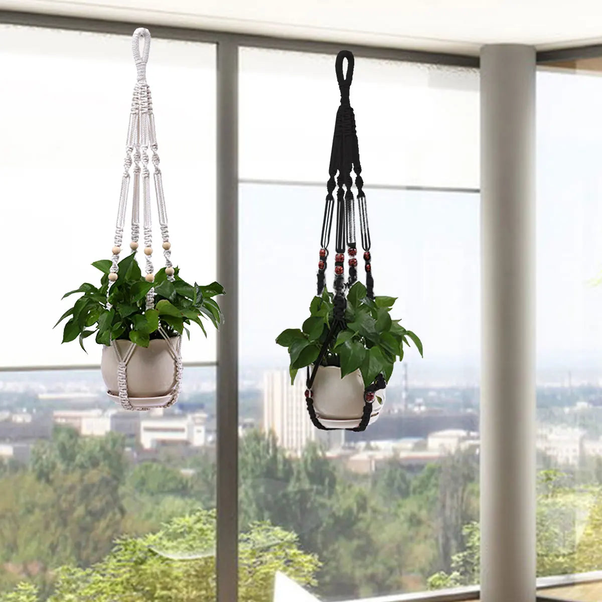 Macrame Plant Hanger Net Hanging Flower Pot Holders