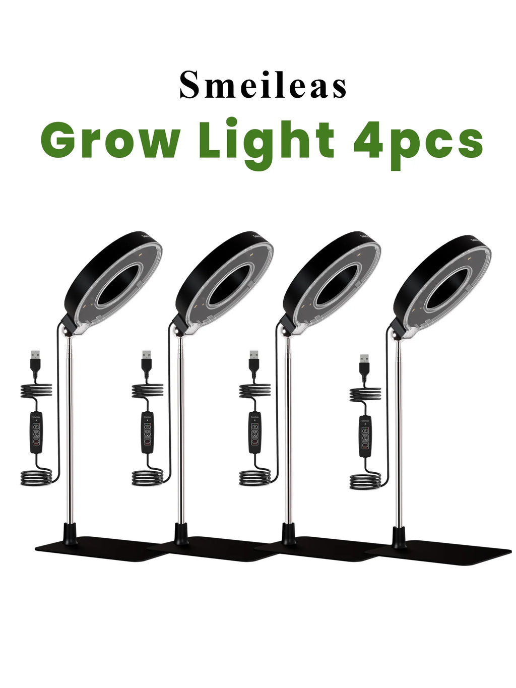 4pcs,All-New Generation Indoor Grow Light Full Spectrum