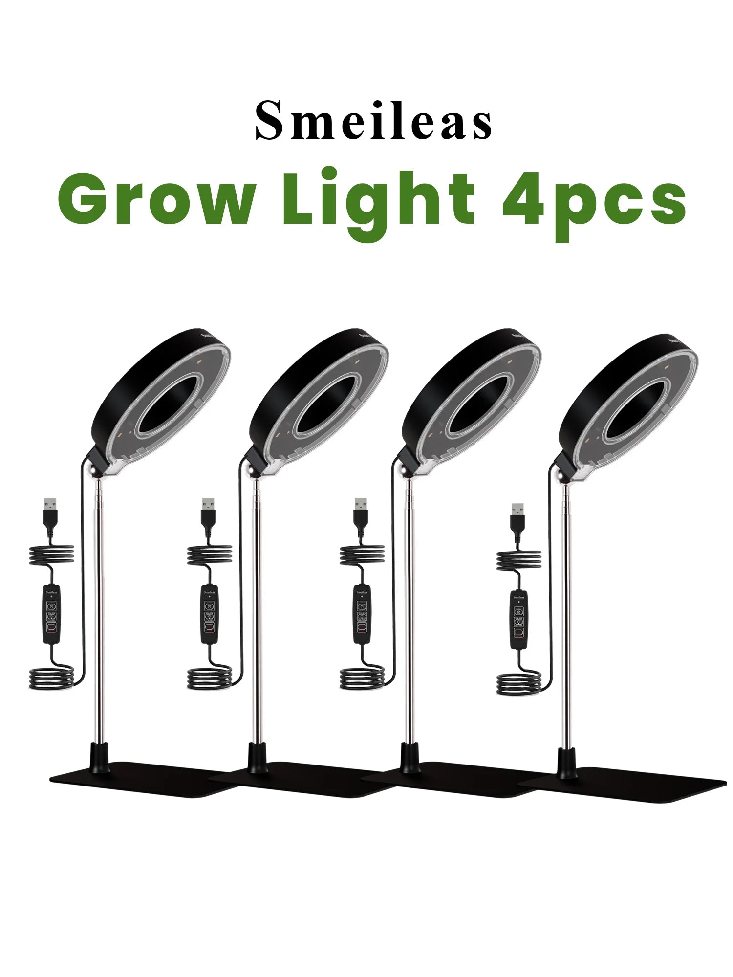 4pcs,All-New Generation Indoor Grow Light Full Spectrum