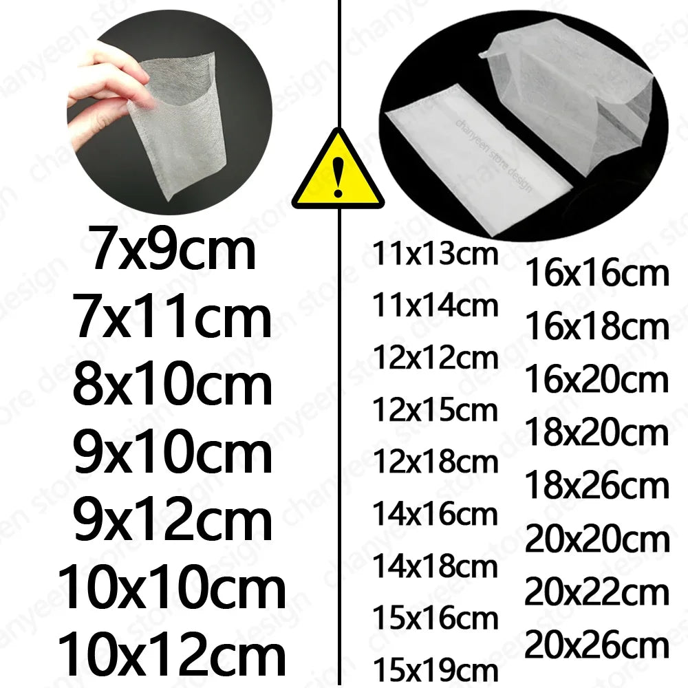 100-500Pcs Biodegradable Nursery Bag Plant Grow Bags