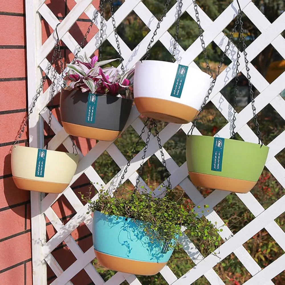 Durable Self-Watering Hanging Planters Thickened Plastic Hydroponic…