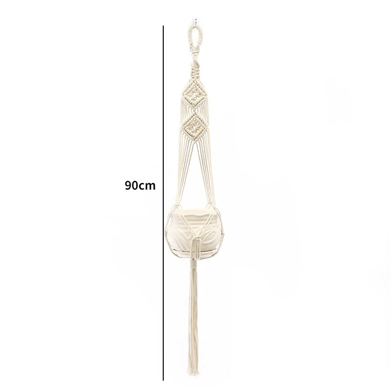 Handmade Macrame Plant Hanger Basket Flower Pot Balcony