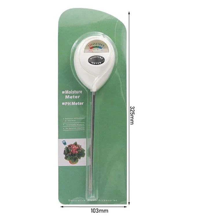 3-in-1 Soil Moisture Meter – No Battery Sunlight