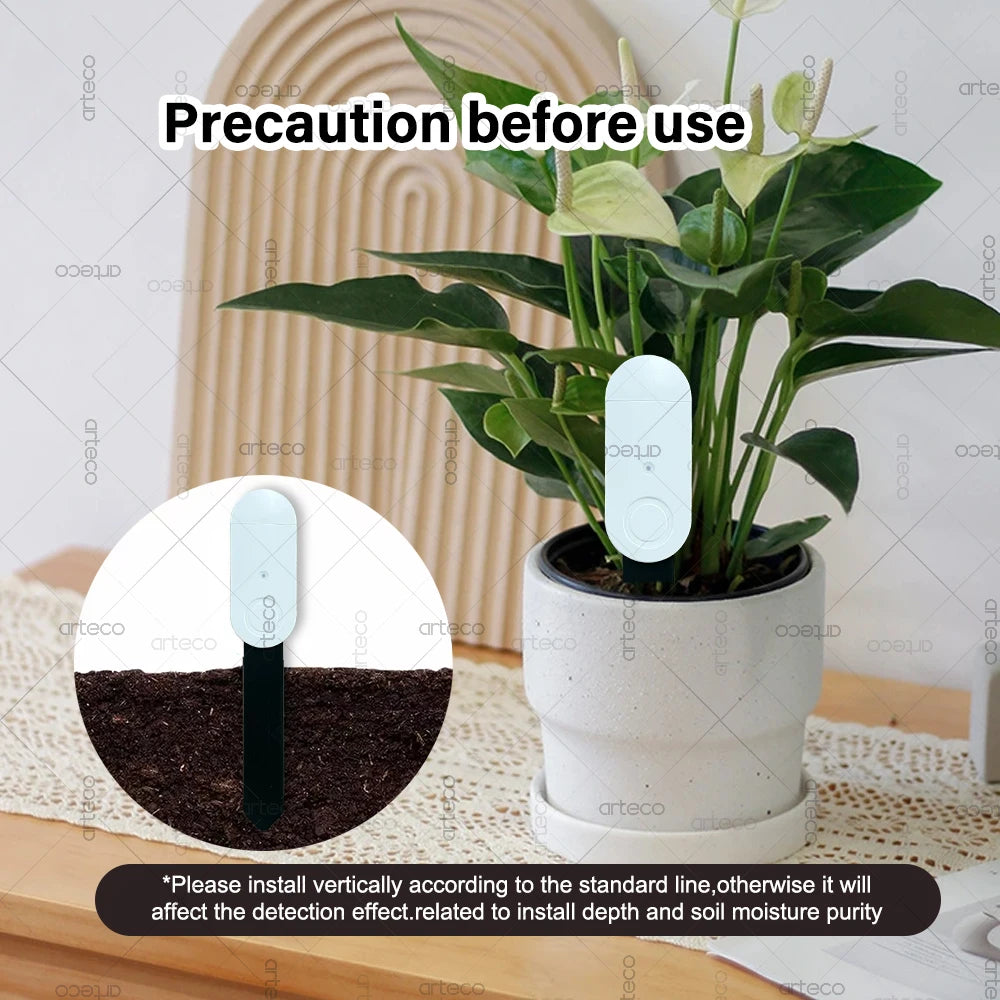 Zigbee 4-in-1 Smart Soil Tester — Illuminance Temperature