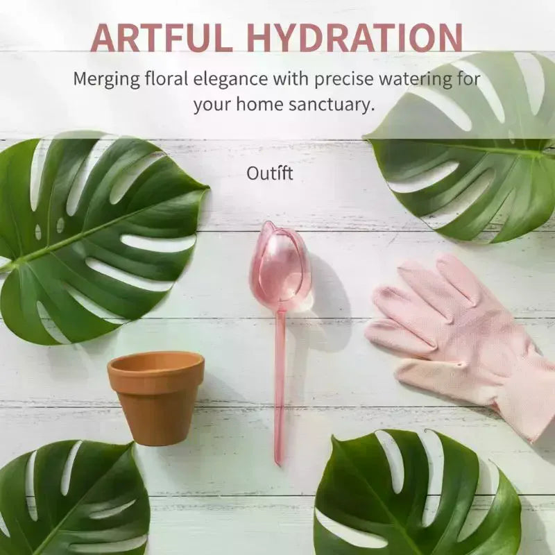 Stylish Plant Watering Solution Tulip Plant Watering Globes