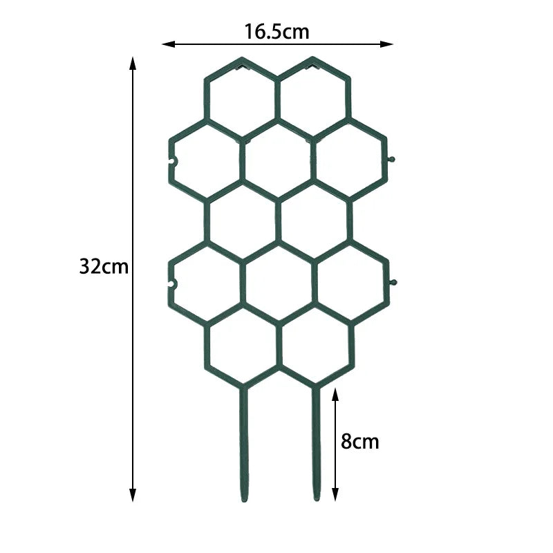 Honeycomb Design Plant Trellis Plastic Climbing Frame Indoor