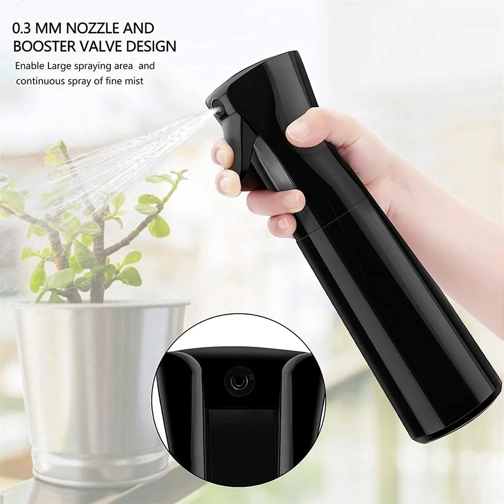 Hair Spray Bottle — Refillable Fine Mist Spray
