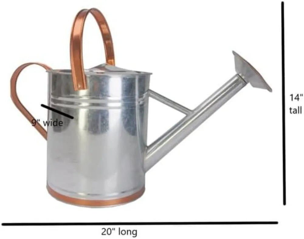 2 Gallon Galvanized Steel Watering Can