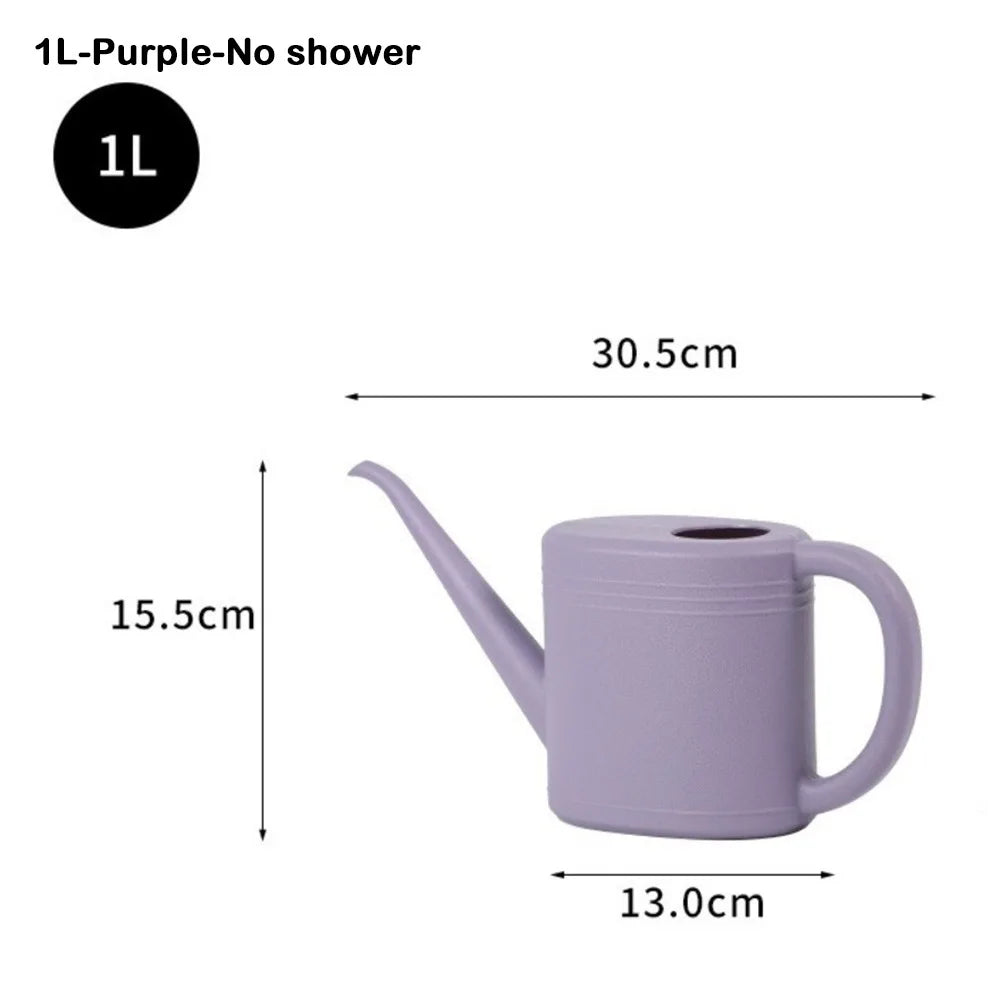 1L/2L Watering Can Pot Plastic Garden Plants Plants