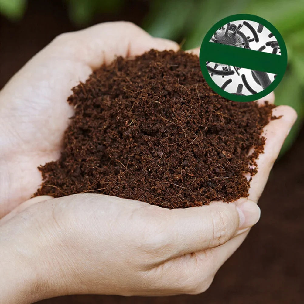 10cm Coconut Coir Soil Brick Natural Lightweight
