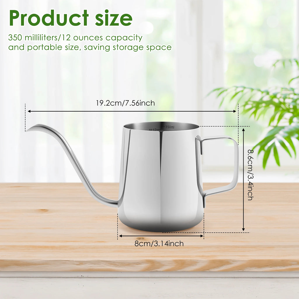 12oz/350ml Small Watering Can For Indoor Plants Rustproof