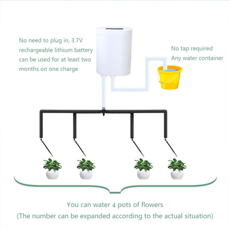 2-16Head Self-Watering Kits Intelligent Drip Irrigation Automatic W…