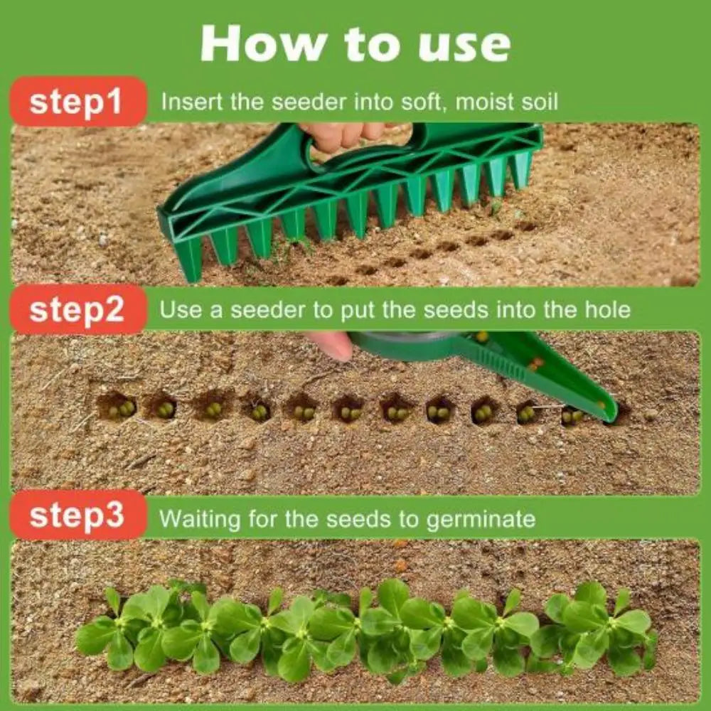 Seeds Spreader Seed in Gardening Manual Soil
