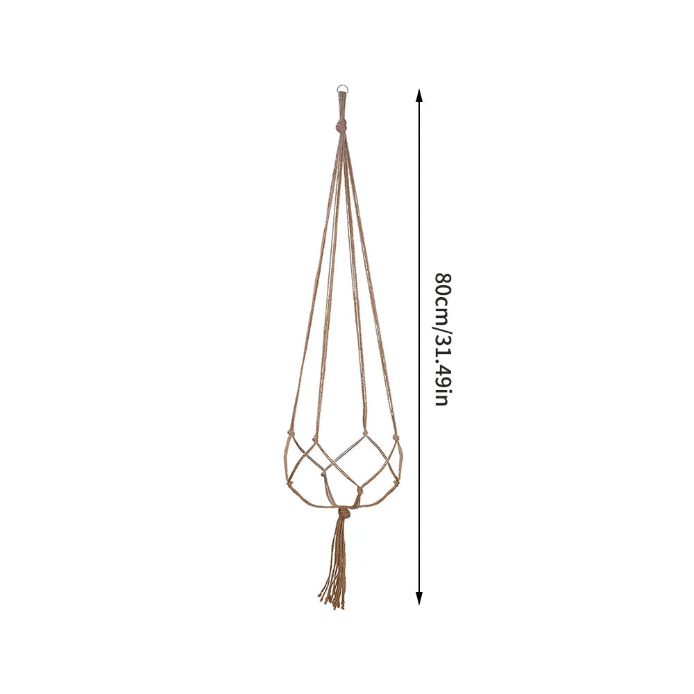 Creative Woven Garden Flowerpot Net Cotton Hemp Rope