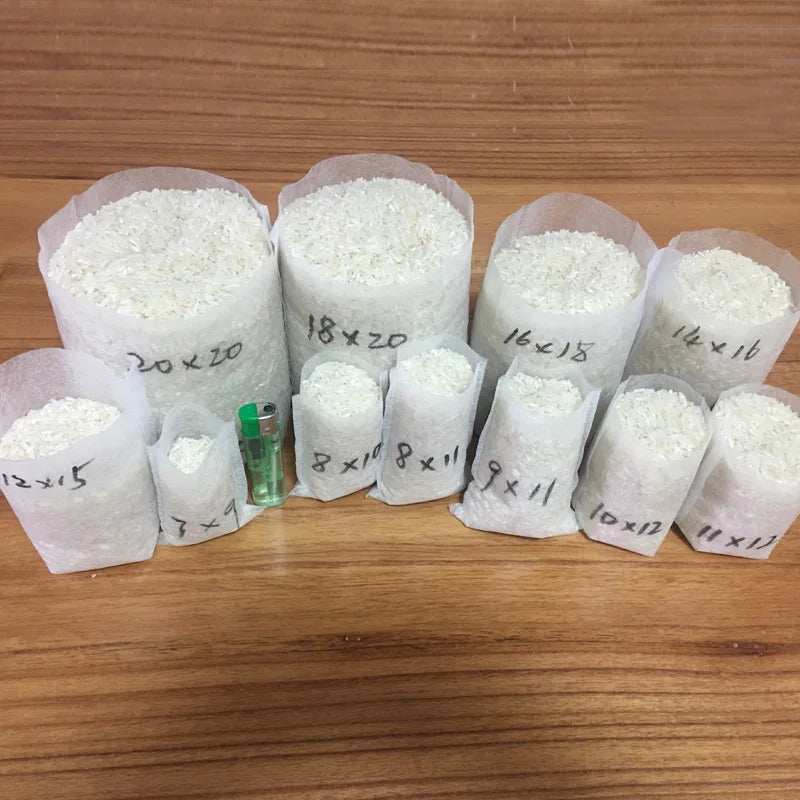100-500Pcs Biodegradable Nursery Bag Plant Grow Bags
