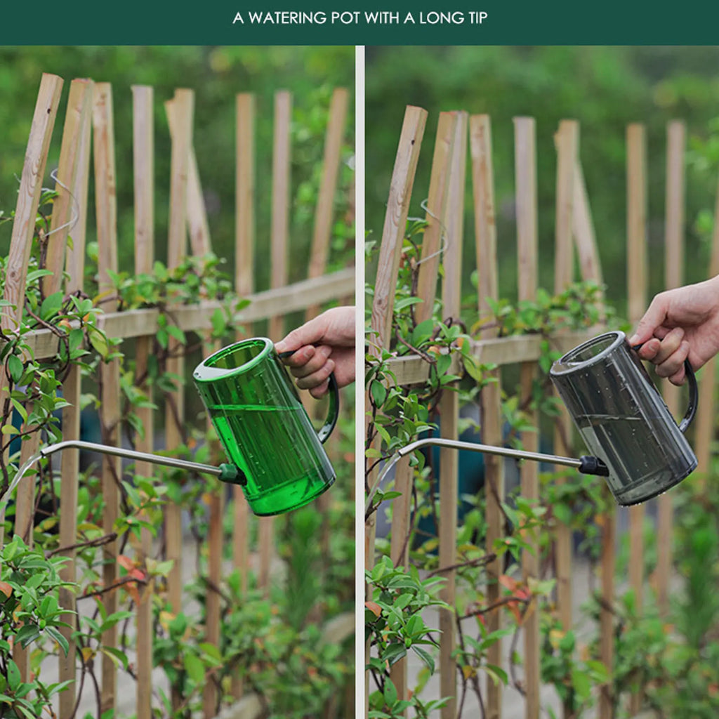 1L/1.5L Indoor Plants Watering Can Transparent Detachable Stainless