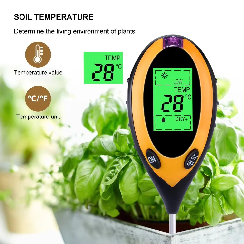3-in-1 Soil PH Meter PH Light Moisture Acidity