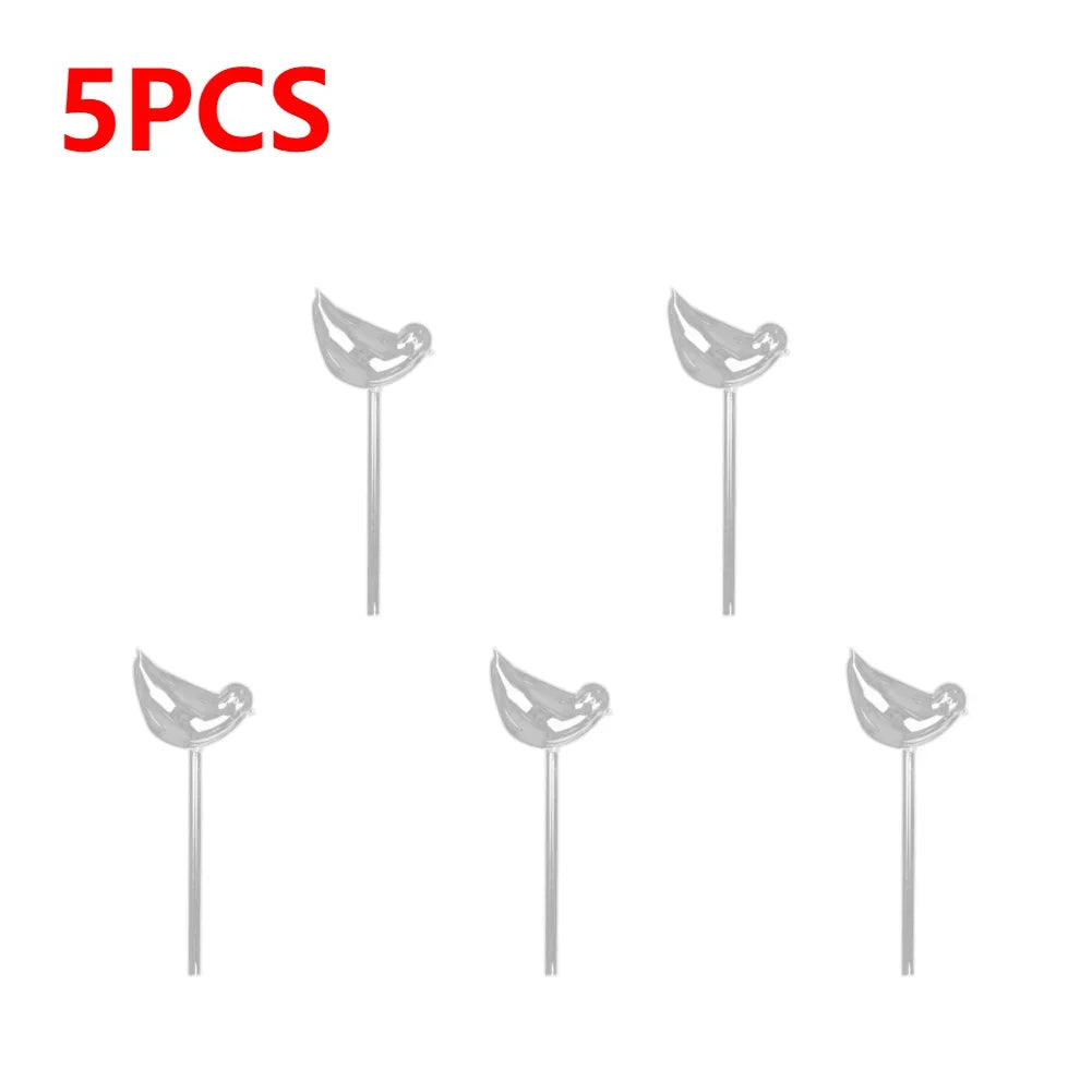 PVC Transparent Plants Watering Bulbs Bird Shape Automatic