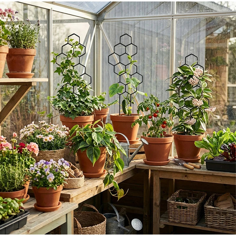 Climbing Plant Support Stand For Balcony Flower Pots