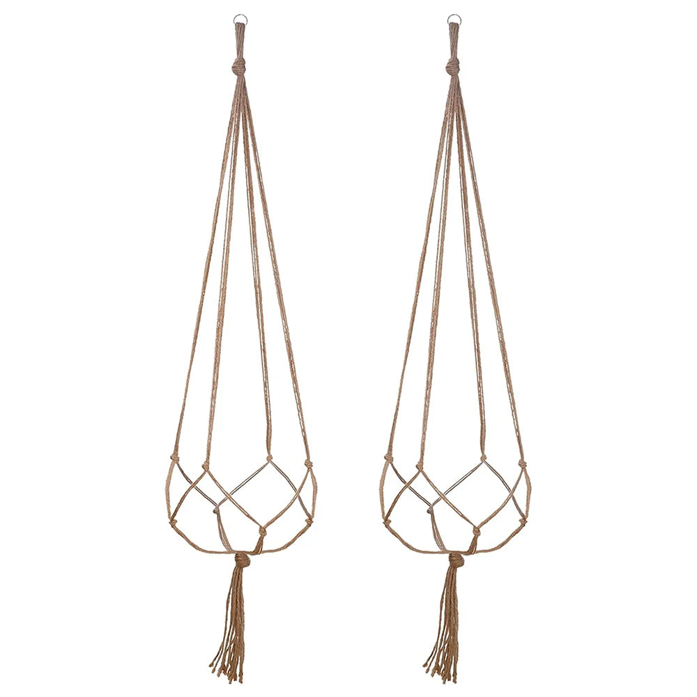 Creative Woven Garden Flowerpot Net Cotton Hemp Rope