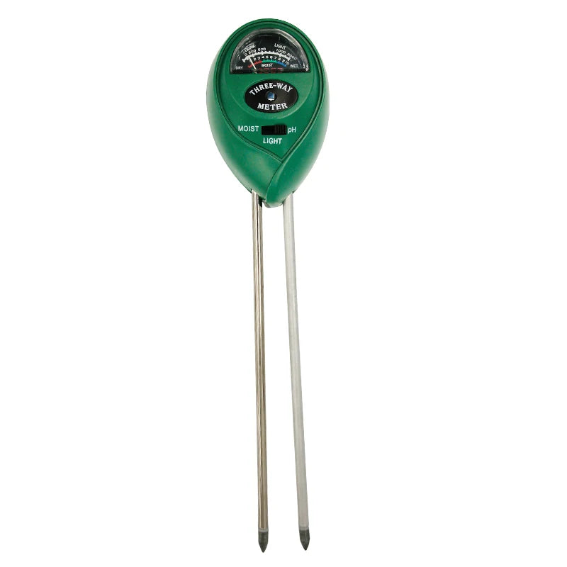 3-in-1 Soil Meter Moisture Light PH Testers With