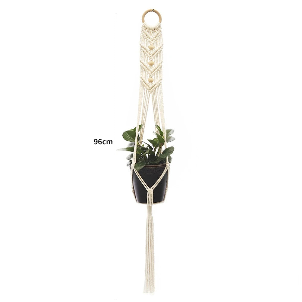 Handmade Macrame Plant Hanger Basket Flower Pot Balcony