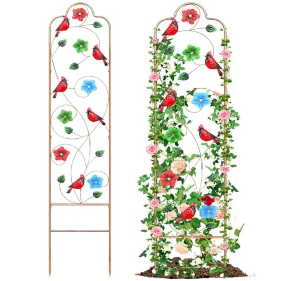Metal Garden Trellis Arched Fence Trellises For Climbing