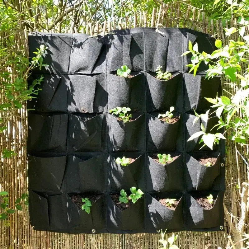 NEW Wall Hanging Pockets Planting Bags Flower