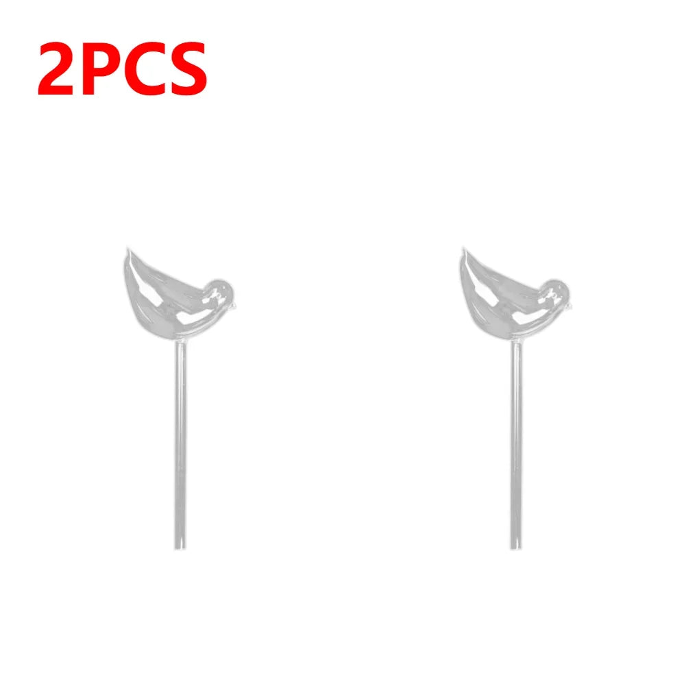 PVC Transparent Plants Watering Bulbs Bird Shape Automatic