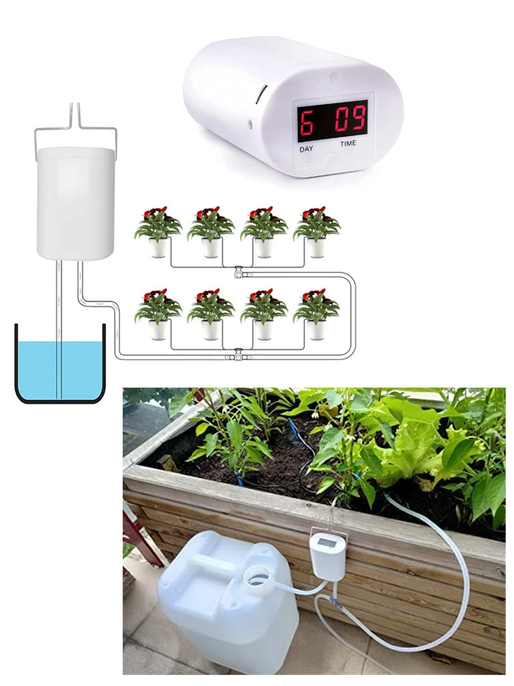 2-16Head Self-Watering Kits Intelligent Drip Irrigation Automatic W…