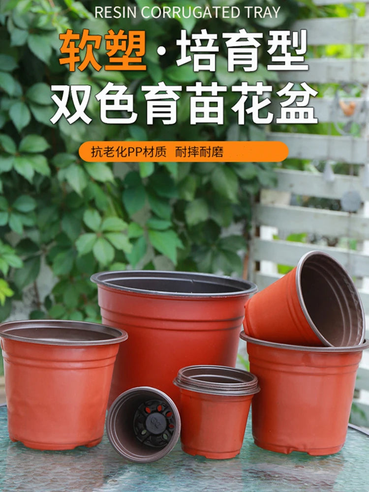 50/100pcs Seeding Nursery Pot Soft Plant Nursery