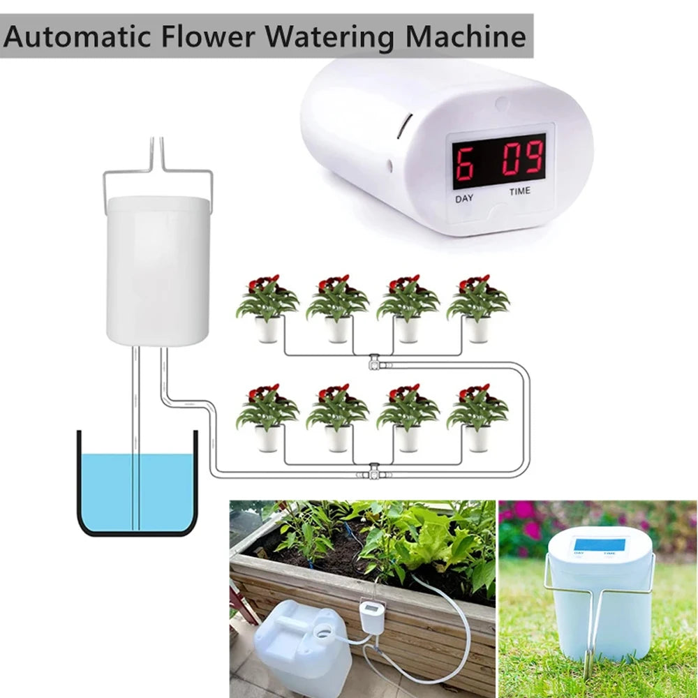 2-16Head Self-Watering Kits Intelligent Drip Irrigation Automatic W…