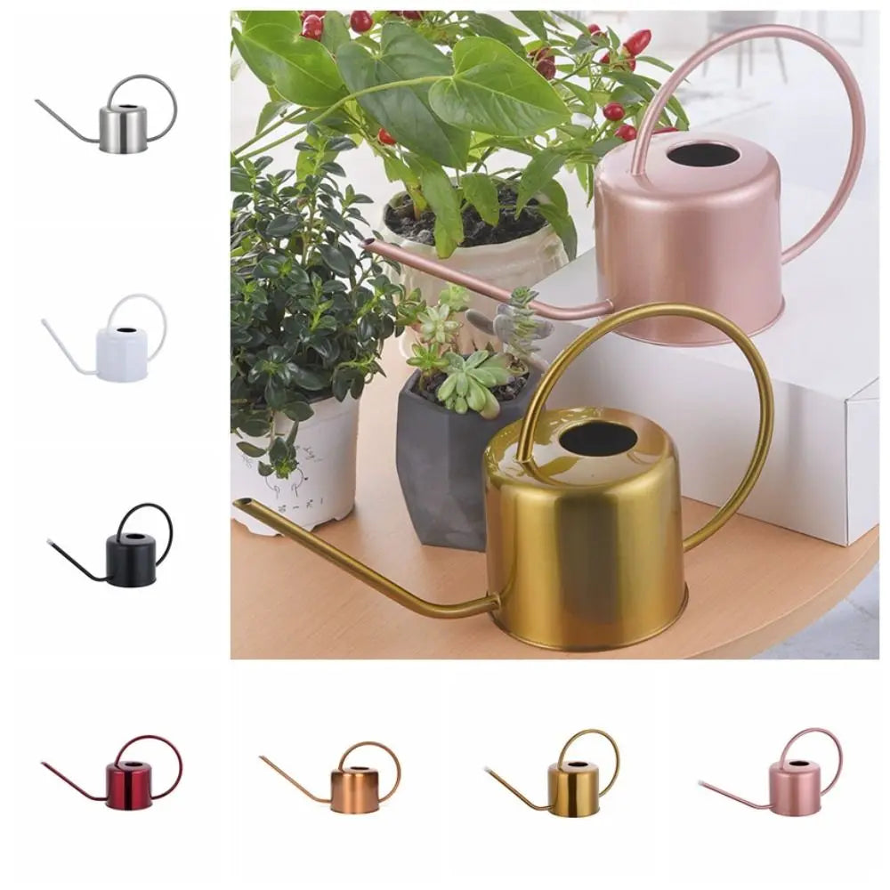Stainless Steel Watering Can Comfortable Large Capacity Watering