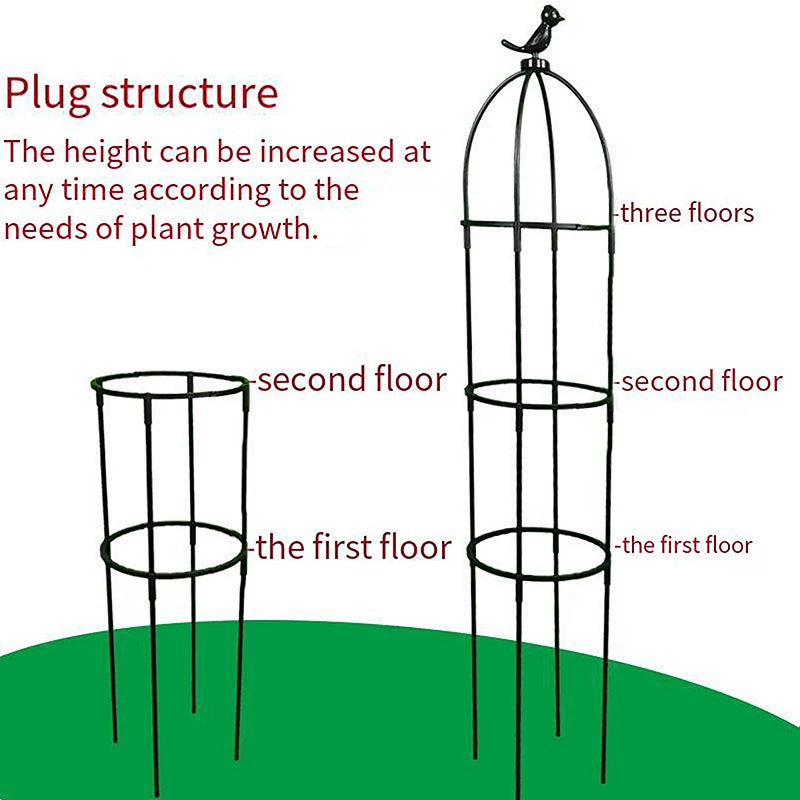 Climbing Plant Trellis Garden Support Cages For Flowers