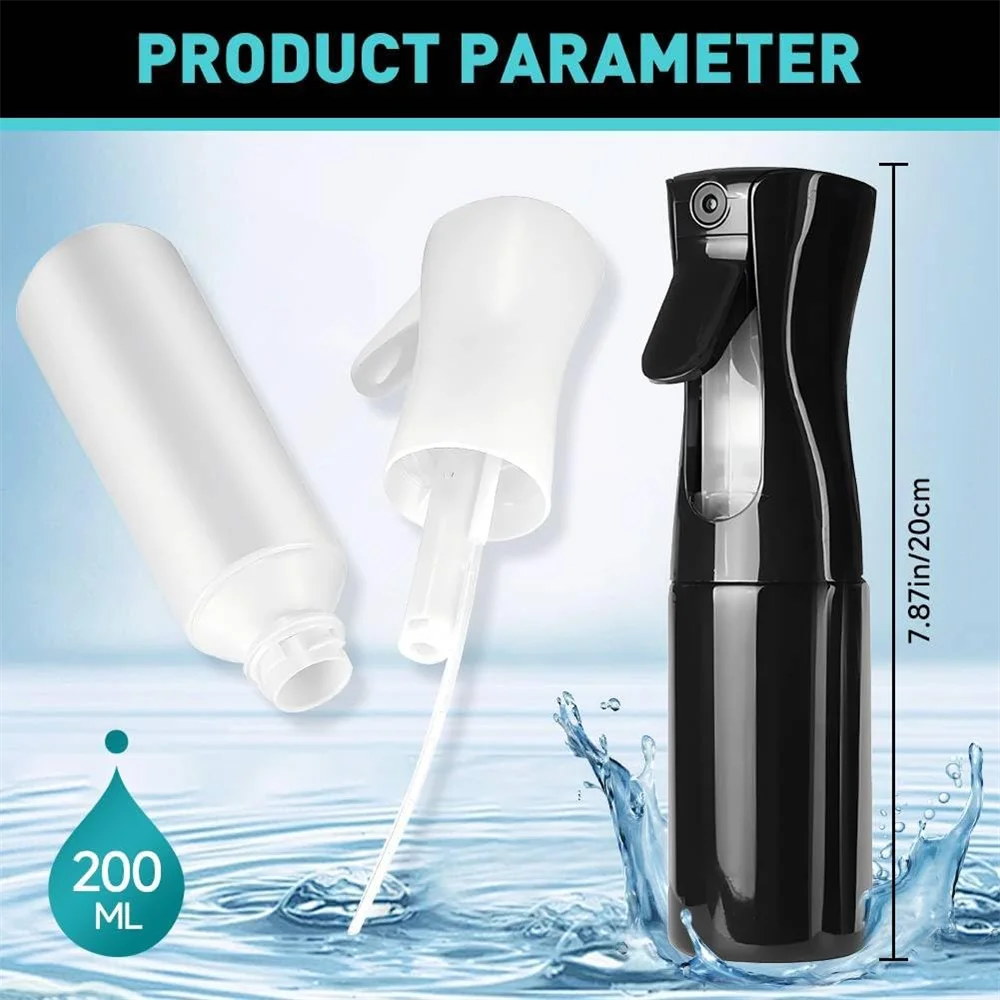 Hair Spray Bottle — Refillable Fine Mist Spray