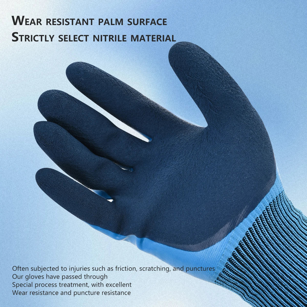 Gardening Gloves Puncture Resistant Latex Waterproof Work