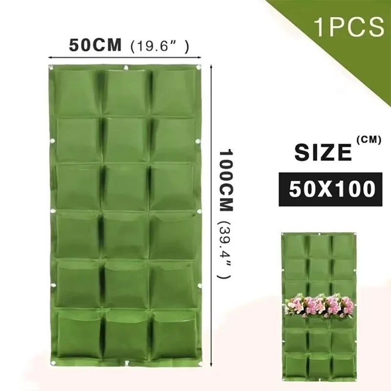 Wall Mounted Planting Bag Wall Planting Flower