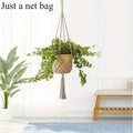 Boho Macrame Plant Hanger For Indoor Outdoor Hanging