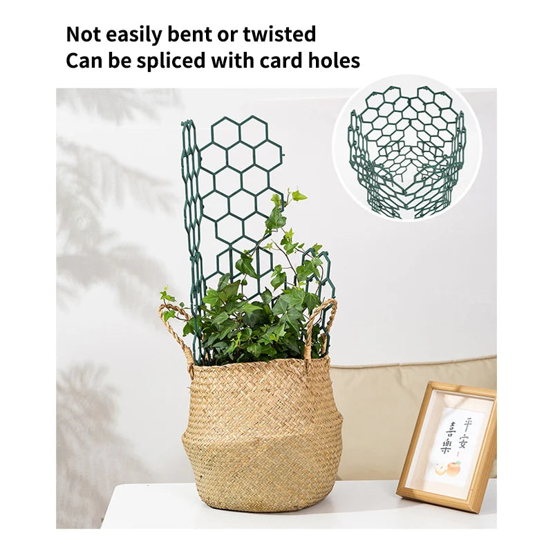Honeycomb Design Plant Climbing Support Stake Garden Trellis