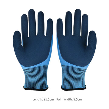Gardening Gloves Puncture Resistant Latex Waterproof Work